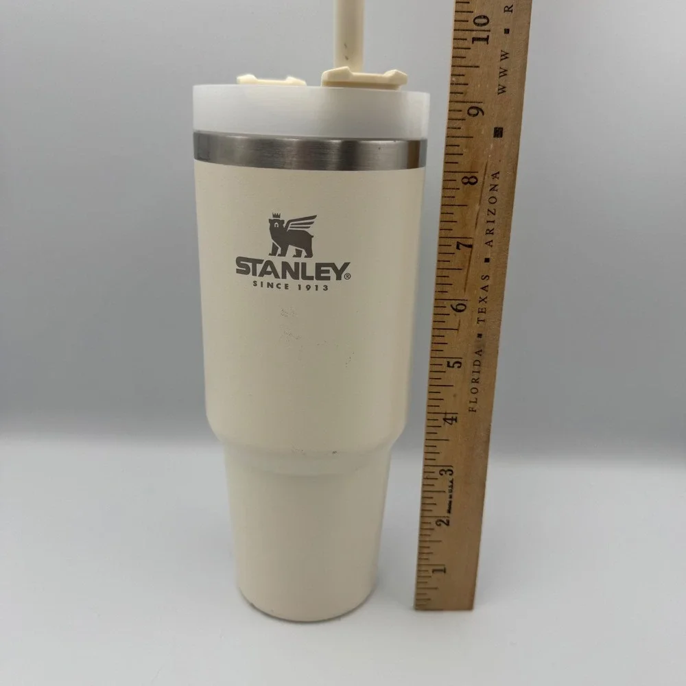 Stanley Adventure Quencher H2.0 FlowState Tumbler 30oz Cream Off-White 20-01584 - Picture 2 of 5